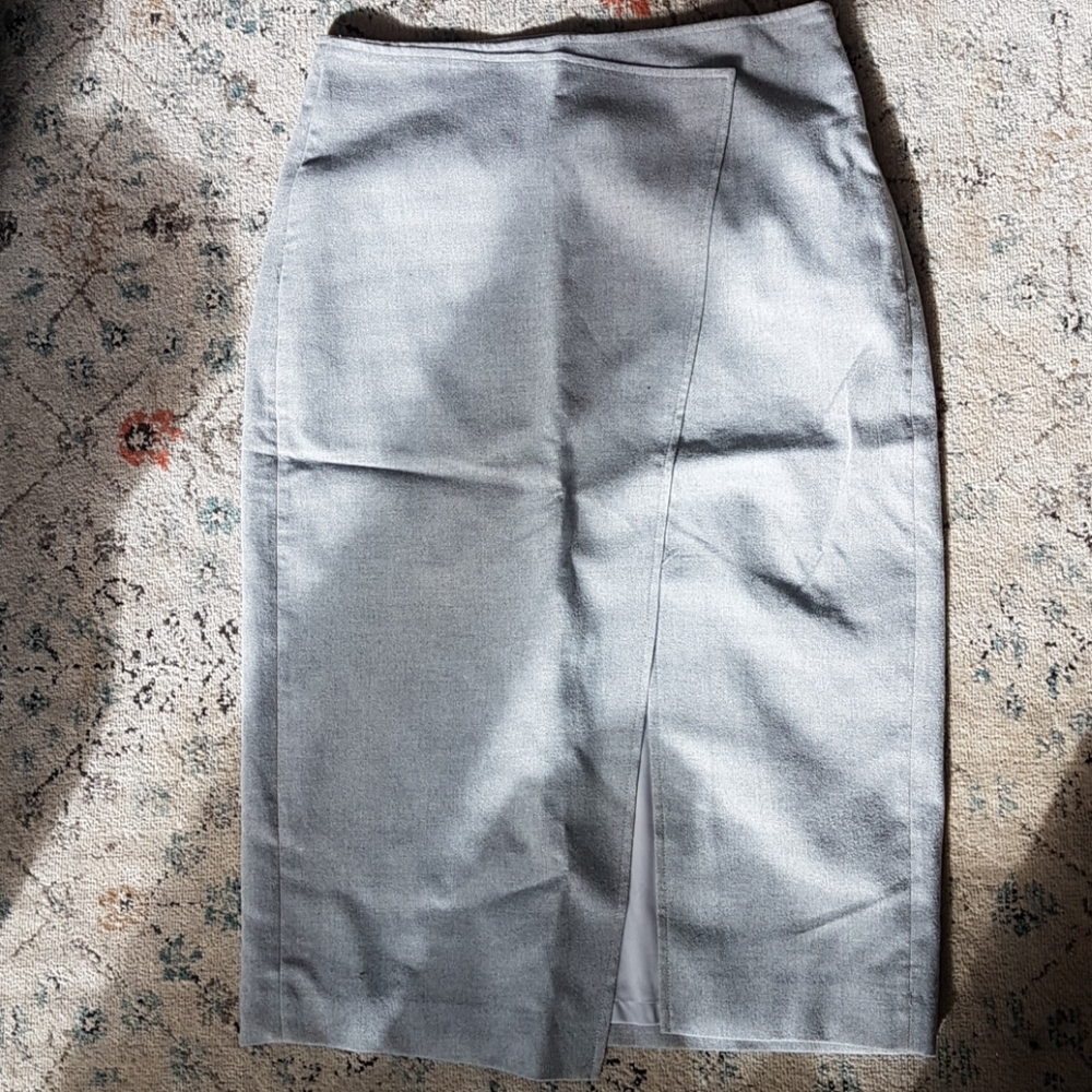 Babaton Light Gray Pencil Skirt